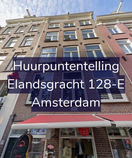 Foto gevel Huurpuntentelling voor Elandsgracht 128-E, Amsterdam