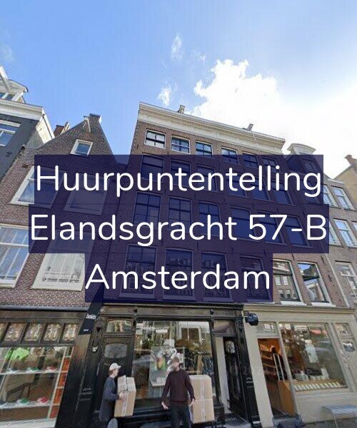Foto gevel Huurpuntentelling voor Elandsgracht 57-B, Amsterdam