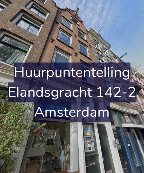 Foto gevel Huurpuntentelling voor Elandsgracht 142-2, Amsterdam