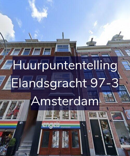 Foto gevel Huurpuntentelling voor Elandsgracht 97-3, Amsterdam