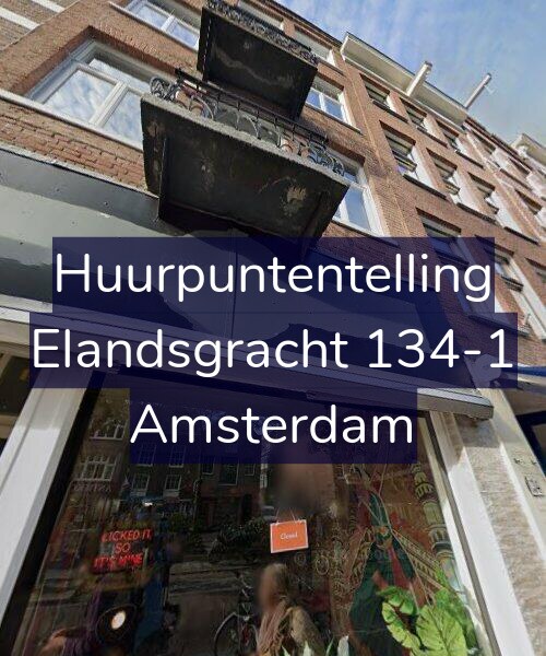 Foto gevel Huurpuntentelling voor Elandsgracht 134-1, Amsterdam