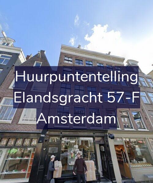 Foto gevel Huurpuntentelling voor Elandsgracht 57-F, Amsterdam