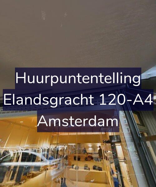 Foto gevel Huurpuntentelling voor Elandsgracht 120-A4, Amsterdam