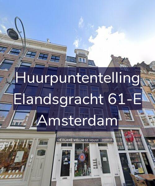Foto gevel Huurpuntentelling voor Elandsgracht 61-E, Amsterdam