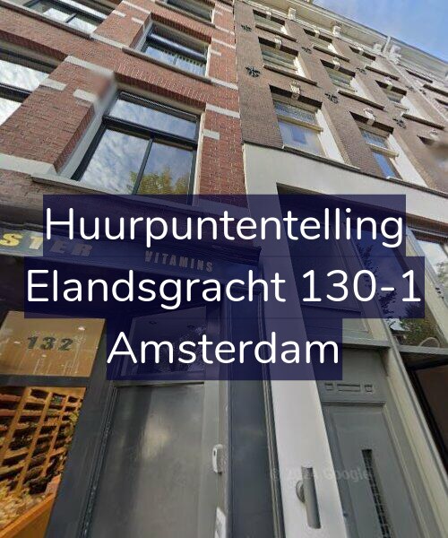 Foto gevel Huurpuntentelling voor Elandsgracht 130-1, Amsterdam