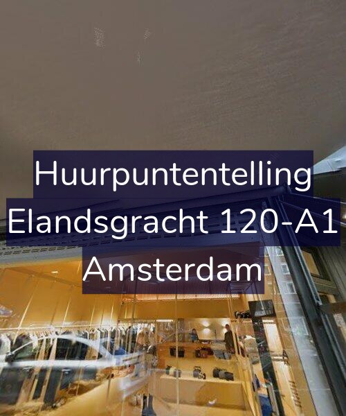 Foto gevel Huurpuntentelling voor Elandsgracht 120-A1, Amsterdam