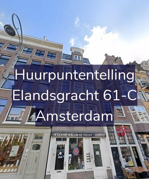 Foto gevel Huurpuntentelling voor Elandsgracht 61-C, Amsterdam