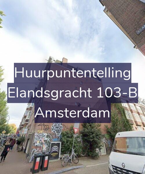 Foto gevel Huurpuntentelling voor Elandsgracht 103-B, Amsterdam
