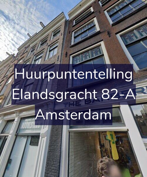 Foto gevel Huurpuntentelling voor Elandsgracht 82-A, Amsterdam