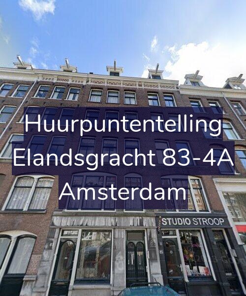Foto gevel Huurpuntentelling voor Elandsgracht 83-4A, Amsterdam