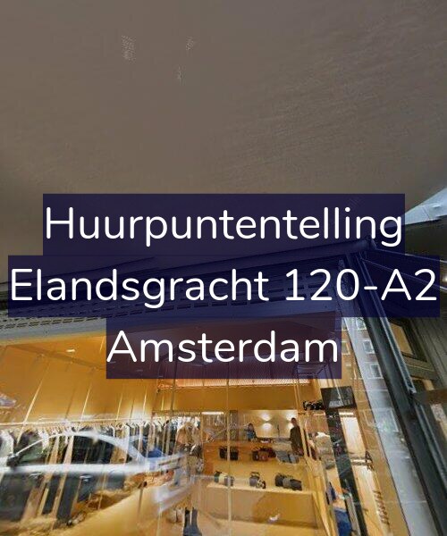 Foto gevel Huurpuntentelling voor Elandsgracht 120-A2, Amsterdam