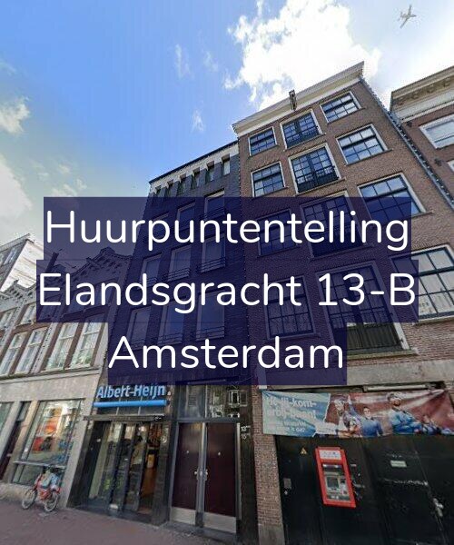 Foto gevel Huurpuntentelling voor Elandsgracht 13-B, Amsterdam