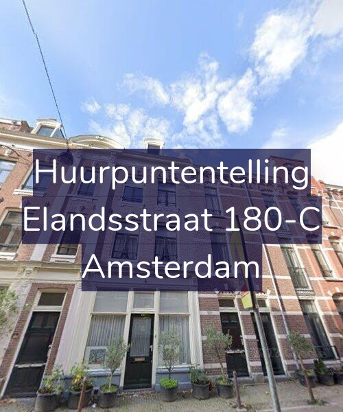 Foto gevel Huurpuntentelling voor Elandsstraat 180-C, Amsterdam