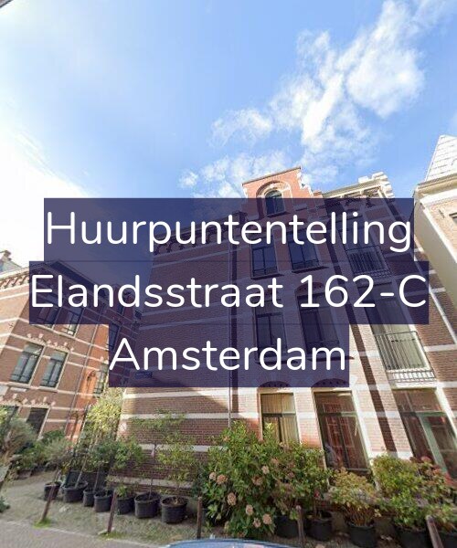 Foto gevel Huurpuntentelling voor Elandsstraat 162-C, Amsterdam