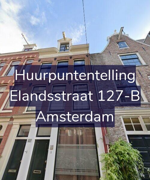 Foto gevel Huurpuntentelling voor Elandsstraat 127-B, Amsterdam