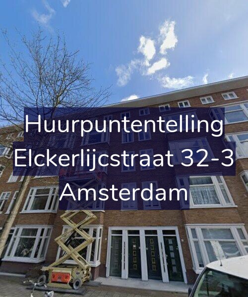 Foto gevel Huurpuntentelling voor Elckerlijcstraat 32-3, Amsterdam