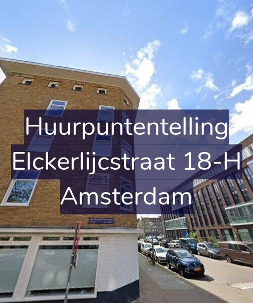 Foto gevel Huurpuntentelling voor Elckerlijcstraat 18-H, Amsterdam