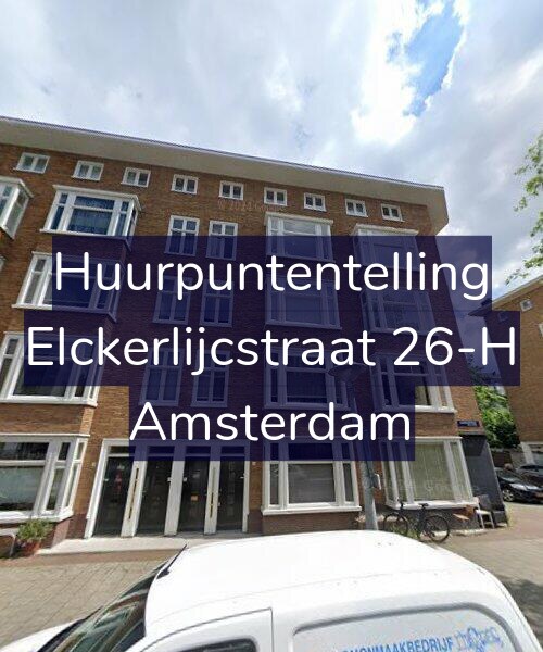 Foto gevel Huurpuntentelling voor Elckerlijcstraat 26-H, Amsterdam