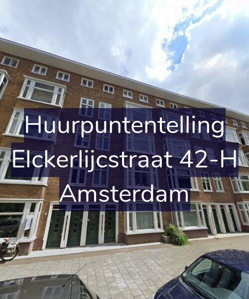 Foto gevel Huurpuntentelling voor Elckerlijcstraat 42-H, Amsterdam