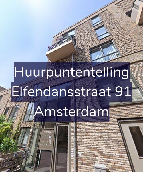 Foto gevel Huurpuntentelling voor Elfendansstraat 91, Amsterdam
