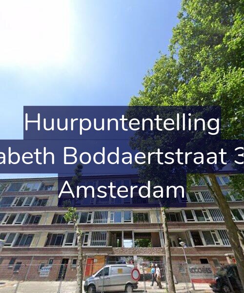 Foto gevel Huurpuntentelling voor Elisabeth Boddaertstraat 38-3, Amsterdam