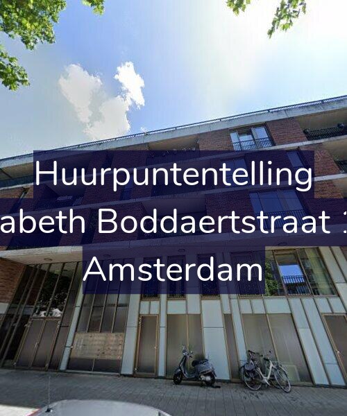 Foto gevel Huurpuntentelling voor Elisabeth Boddaertstraat 143, Amsterdam