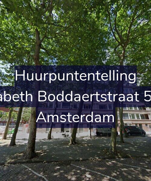 Foto gevel Huurpuntentelling voor Elisabeth Boddaertstraat 56-H, Amsterdam