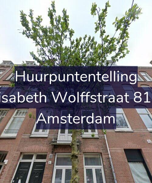 Foto gevel Huurpuntentelling voor Elisabeth Wolffstraat 81-3, Amsterdam