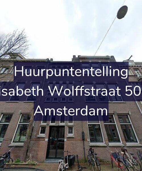 Foto gevel Huurpuntentelling voor Elisabeth Wolffstraat 50-E, Amsterdam