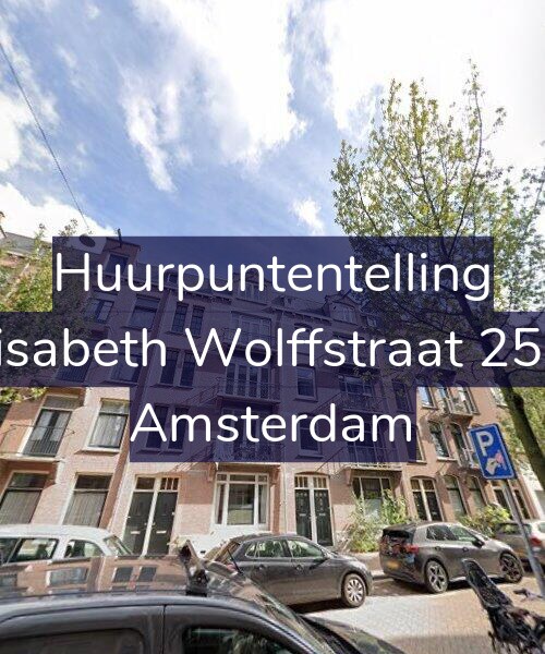 Foto gevel Huurpuntentelling voor Elisabeth Wolffstraat 25-1, Amsterdam