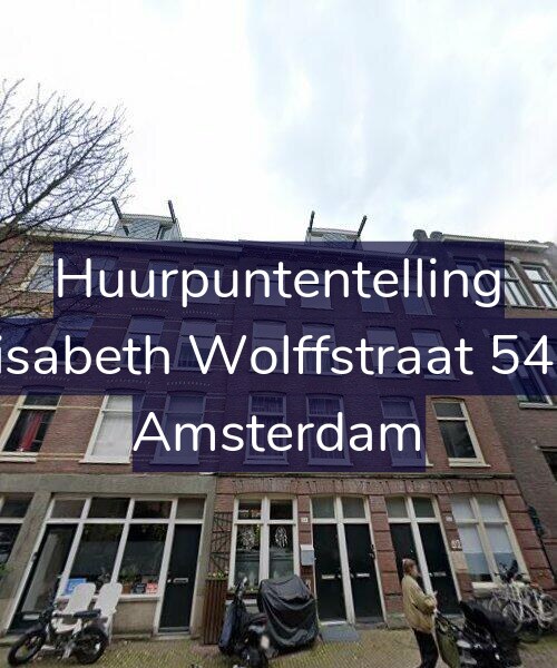 Foto gevel Huurpuntentelling voor Elisabeth Wolffstraat 54-2, Amsterdam