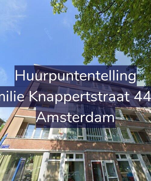 Foto gevel Huurpuntentelling voor Emilie Knappertstraat 44-2, Amsterdam