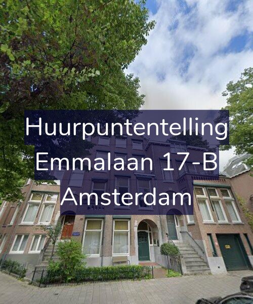 Foto gevel Huurpuntentelling voor Emmalaan 17-B, Amsterdam