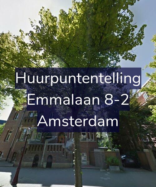 Foto gevel Huurpuntentelling voor Emmalaan 8-2, Amsterdam