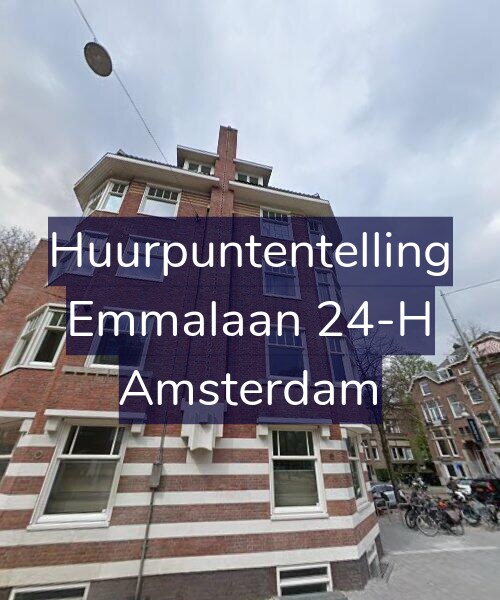 Foto gevel Huurpuntentelling voor Emmalaan 24-H, Amsterdam