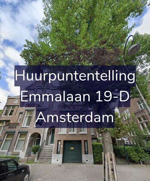 Foto gevel Huurpuntentelling voor Emmalaan 19-D, Amsterdam