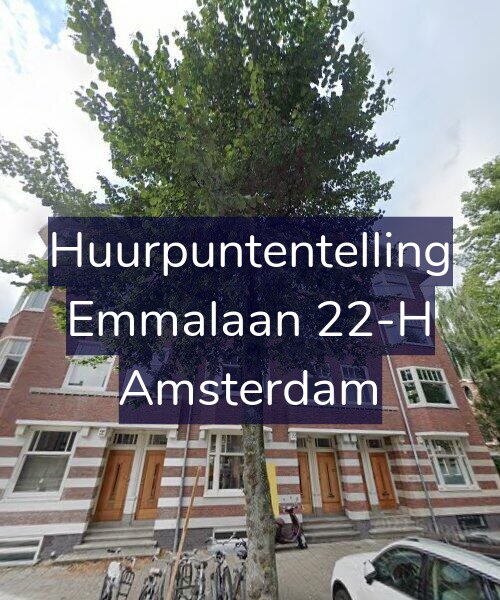 Foto gevel Huurpuntentelling voor Emmalaan 22-H, Amsterdam