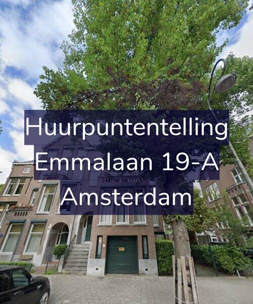 Foto gevel Huurpuntentelling voor Emmalaan 19-A, Amsterdam