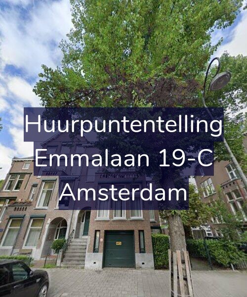 Foto gevel Huurpuntentelling voor Emmalaan 19-C, Amsterdam