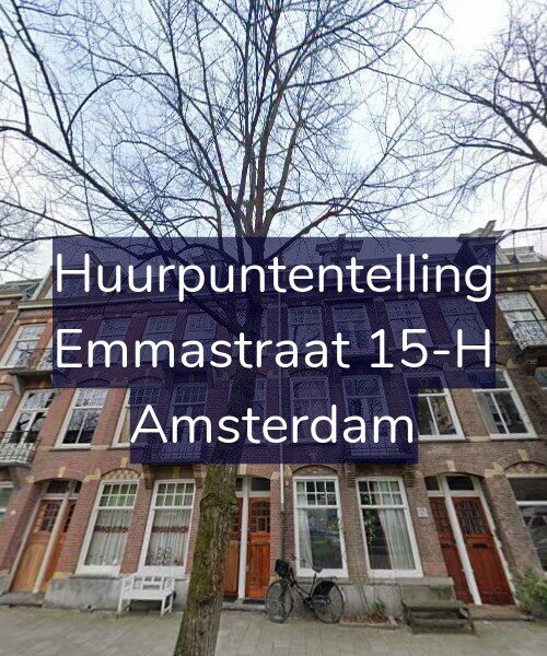 Foto gevel Huurpuntentelling voor Emmastraat 15-H, Amsterdam