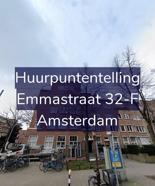 Foto gevel Huurpuntentelling voor Emmastraat 32-F, Amsterdam