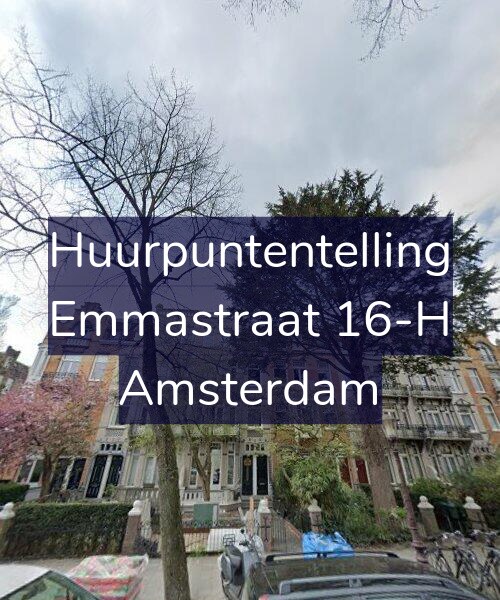 Foto gevel Huurpuntentelling voor Emmastraat 16-H, Amsterdam