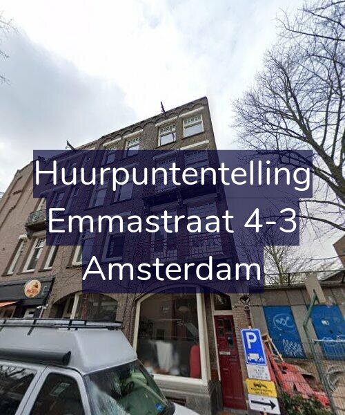 Foto gevel Huurpuntentelling voor Emmastraat 4-3, Amsterdam