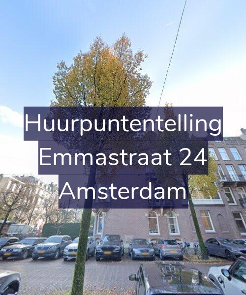 Foto gevel Huurpuntentelling voor Emmastraat 24, Amsterdam