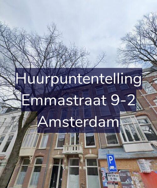 Foto gevel Huurpuntentelling voor Emmastraat 9-2, Amsterdam