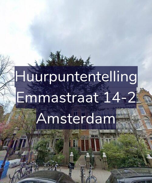 Foto gevel Huurpuntentelling voor Emmastraat 14-2, Amsterdam