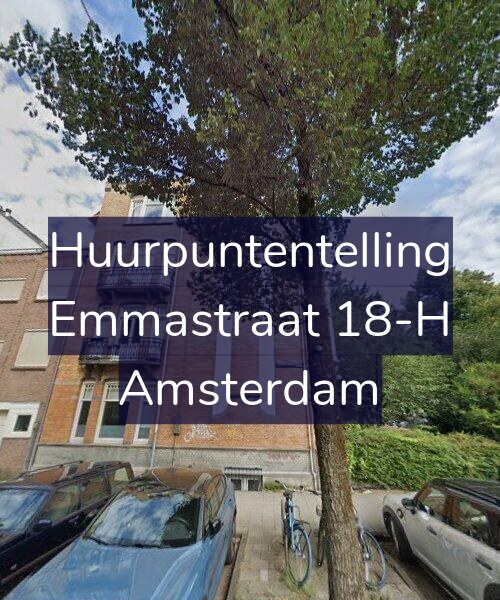 Foto gevel Huurpuntentelling voor Emmastraat 18-H, Amsterdam