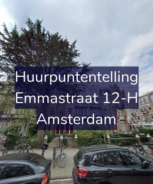 Foto gevel Huurpuntentelling voor Emmastraat 12-H, Amsterdam