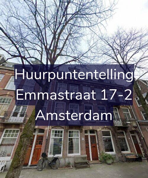 Foto gevel Huurpuntentelling voor Emmastraat 17-2, Amsterdam