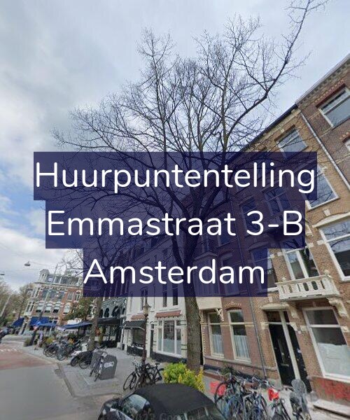 Foto gevel Huurpuntentelling voor Emmastraat 3-B, Amsterdam